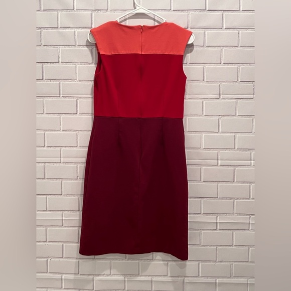 TALBOTS women sleeveless color-block dress/size 2 - Picture 6 of 6